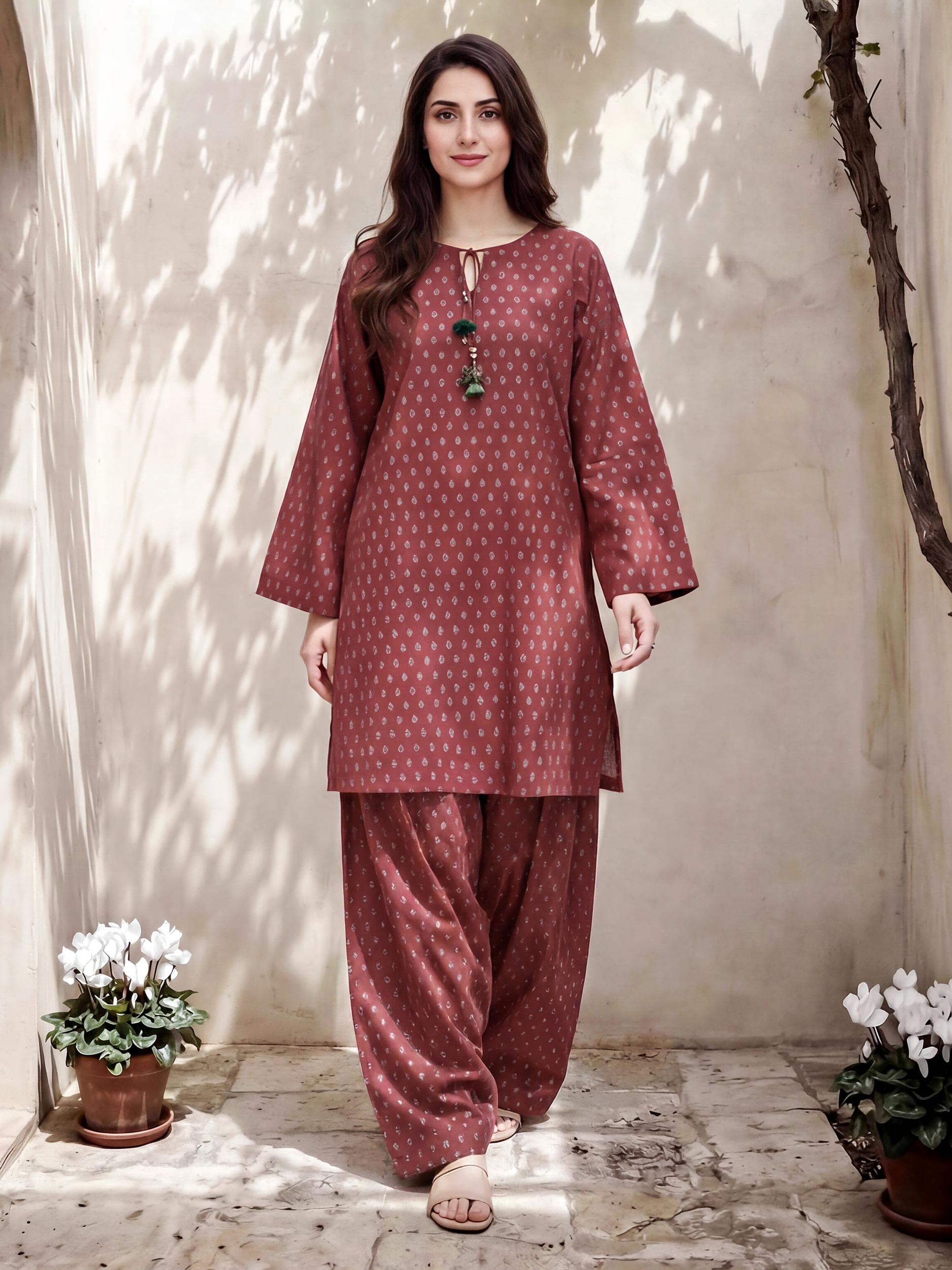 2 Piece Lawn Suit (Pret)