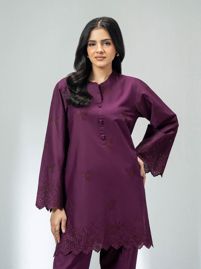 Cambric Co-ord Set- Embroidered