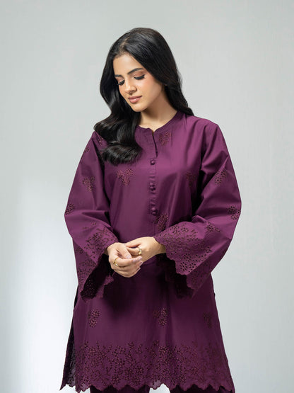 Cambric Co-ord Set- Embroidered