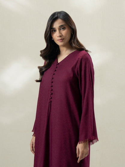 2-Piece Self Jacquard Suit (Pret)