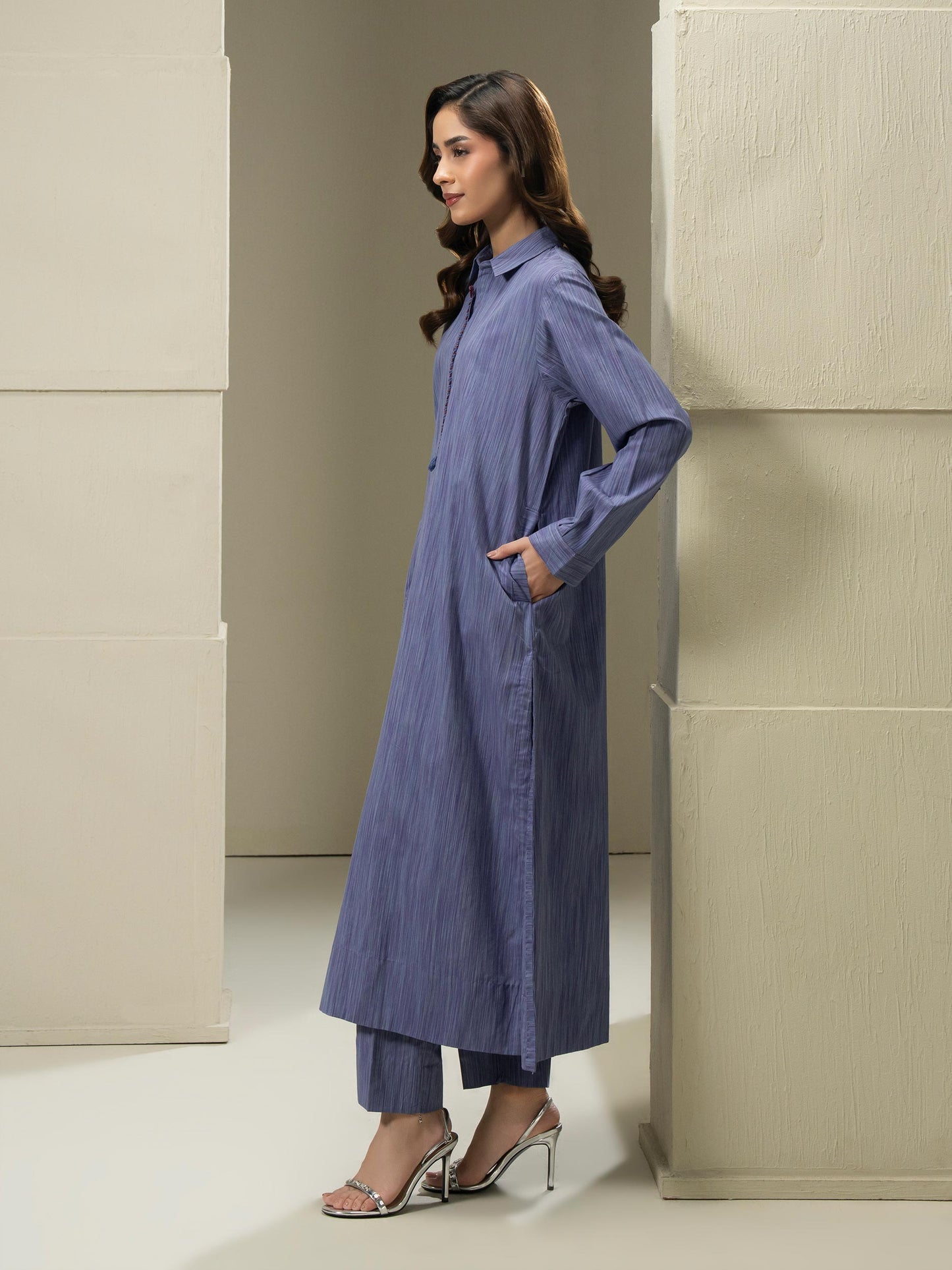 2 Piece Yarn Dyed Suit (Pret)