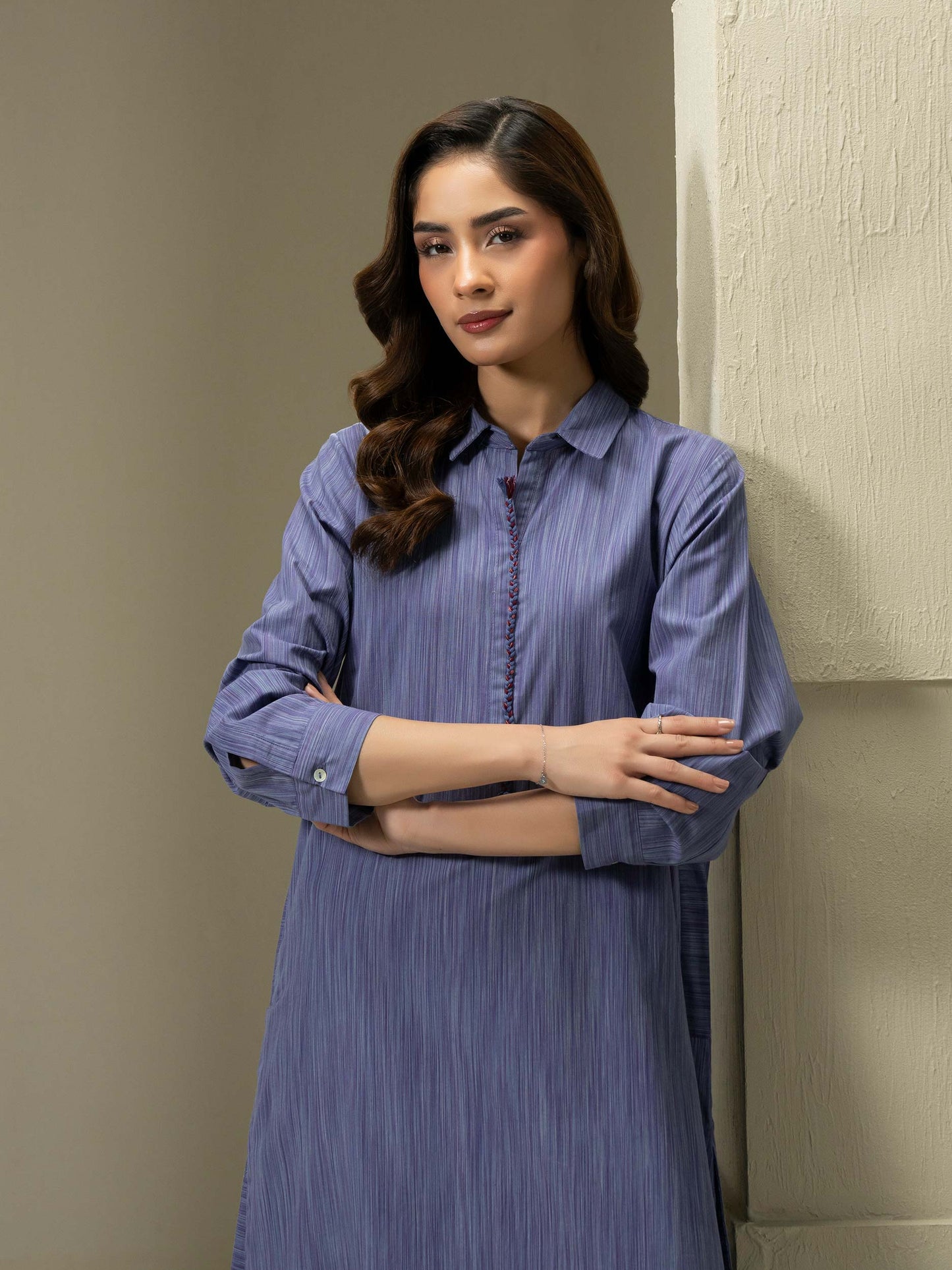 2 Piece Yarn Dyed Suit (Pret)