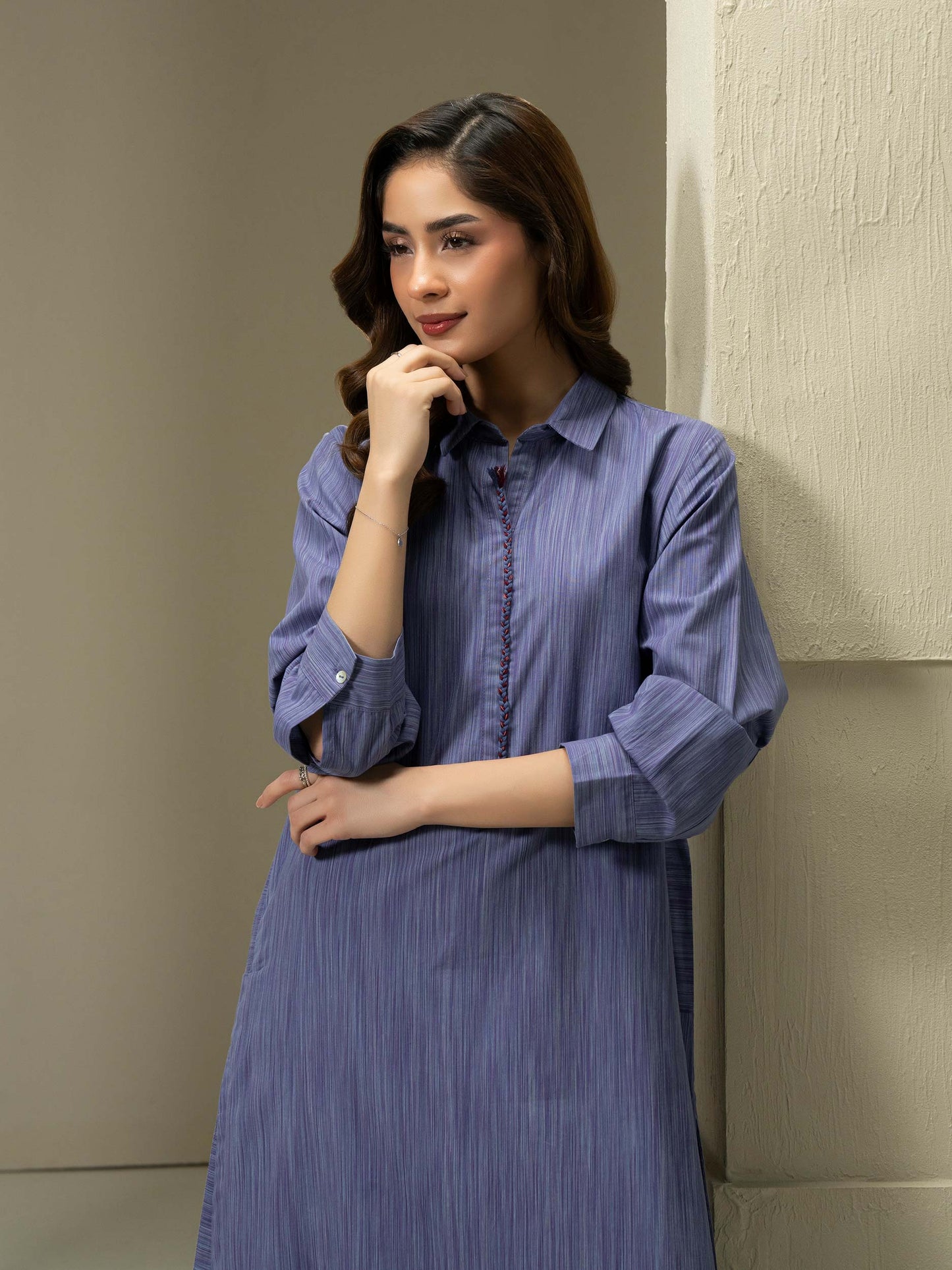 2 Piece Yarn Dyed Suit (Pret)