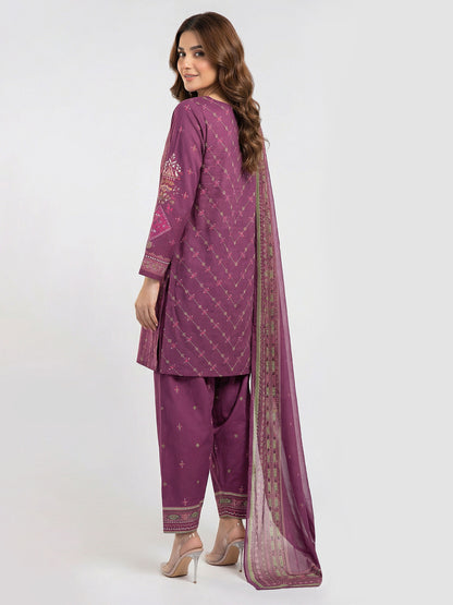 3 Piece Lawn Suit (Pret)