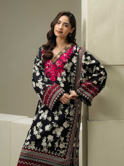 2 Piece Cambric Suit-Embroidered (Pret)