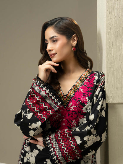 2 Piece Cambric Suit-Embroidered (Pret)