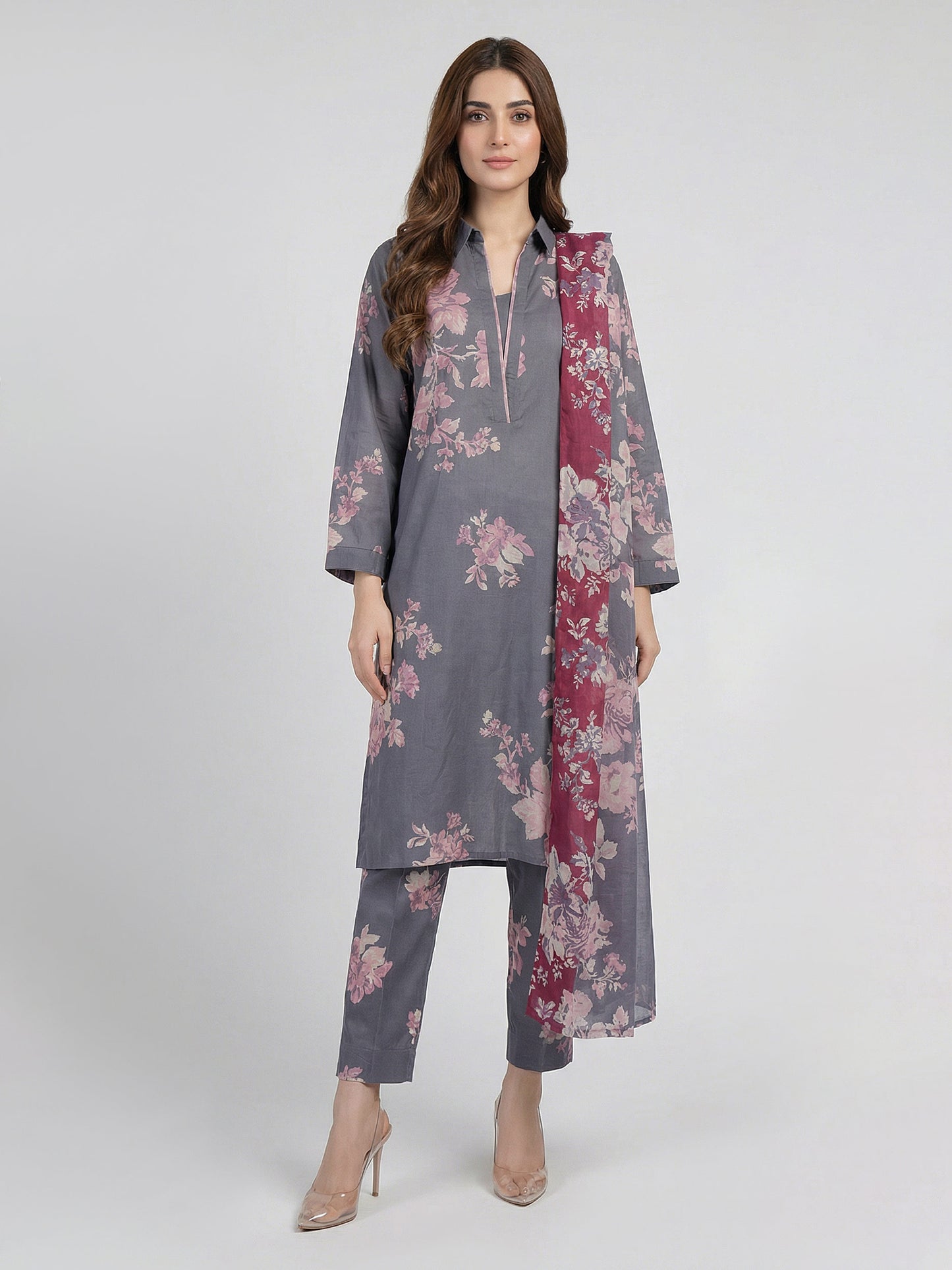 3 Piece Cambric (Pret)