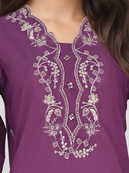 2 Piece Lawn Suit- Embroidered (Pret)