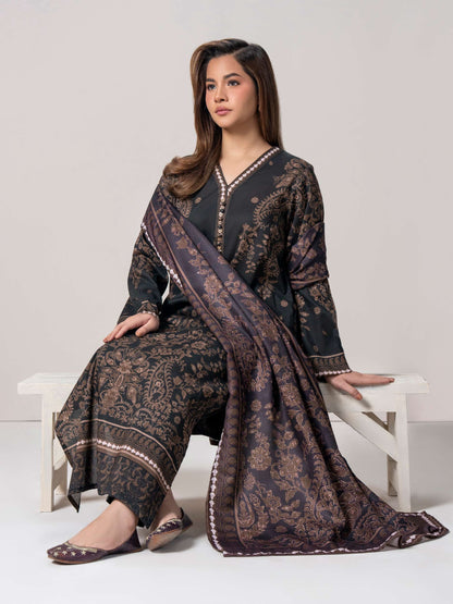 3 Piece Khaddar Suit (Pret)