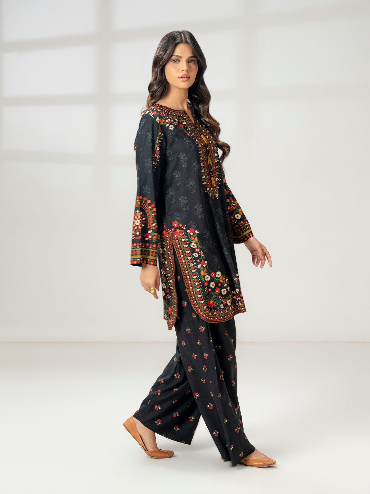 2 Piece Viscose Suit-Printed (Pret)