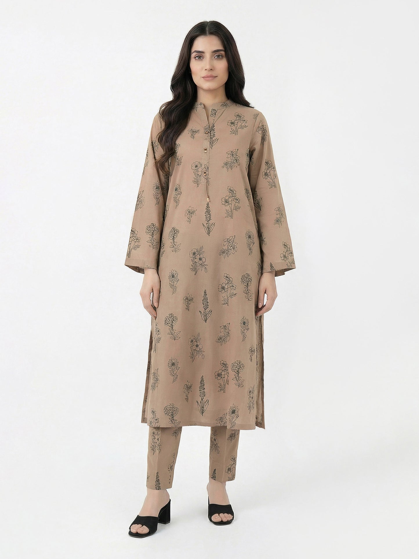 2 Piece Cambric Suit (Pret)