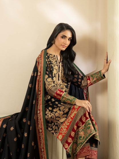 3 Piece Khaddar Suit-Prined (Pret)