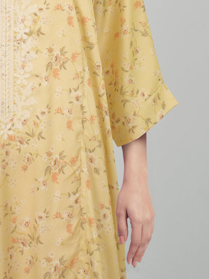 2 Piece Silk Suit- Embroidered (Pret)