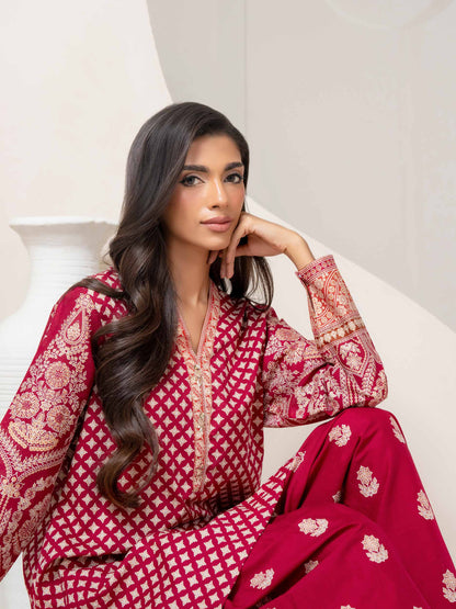 2 Piece Lawn Suit-Paste Print (Pret)
