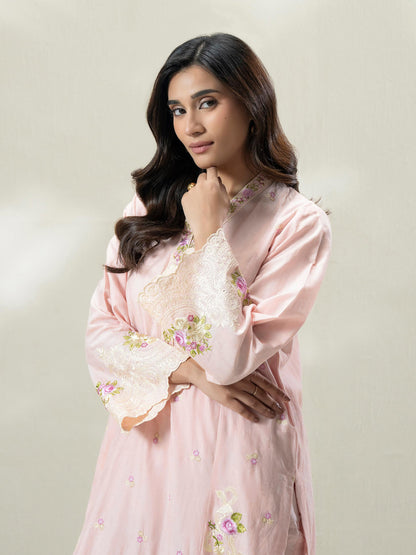 2-Piece Jacquard Suit-Embroidered (Pret)