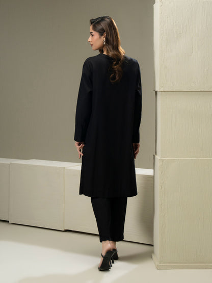 2 Piece Khaddar Suit-Dyed (Pret)