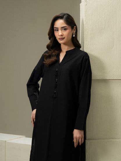 2 Piece Khaddar Suit-Dyed (Pret)