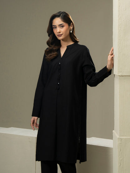 2 Piece Khaddar Suit-Dyed (Pret)