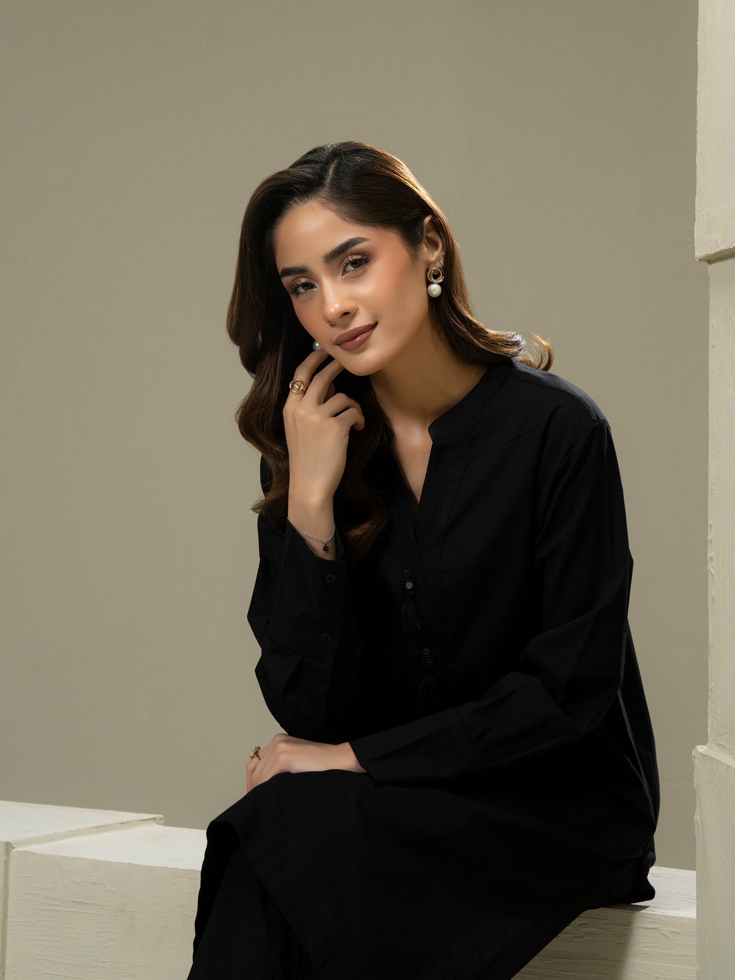 2 Piece Khaddar Suit-Dyed (Pret)