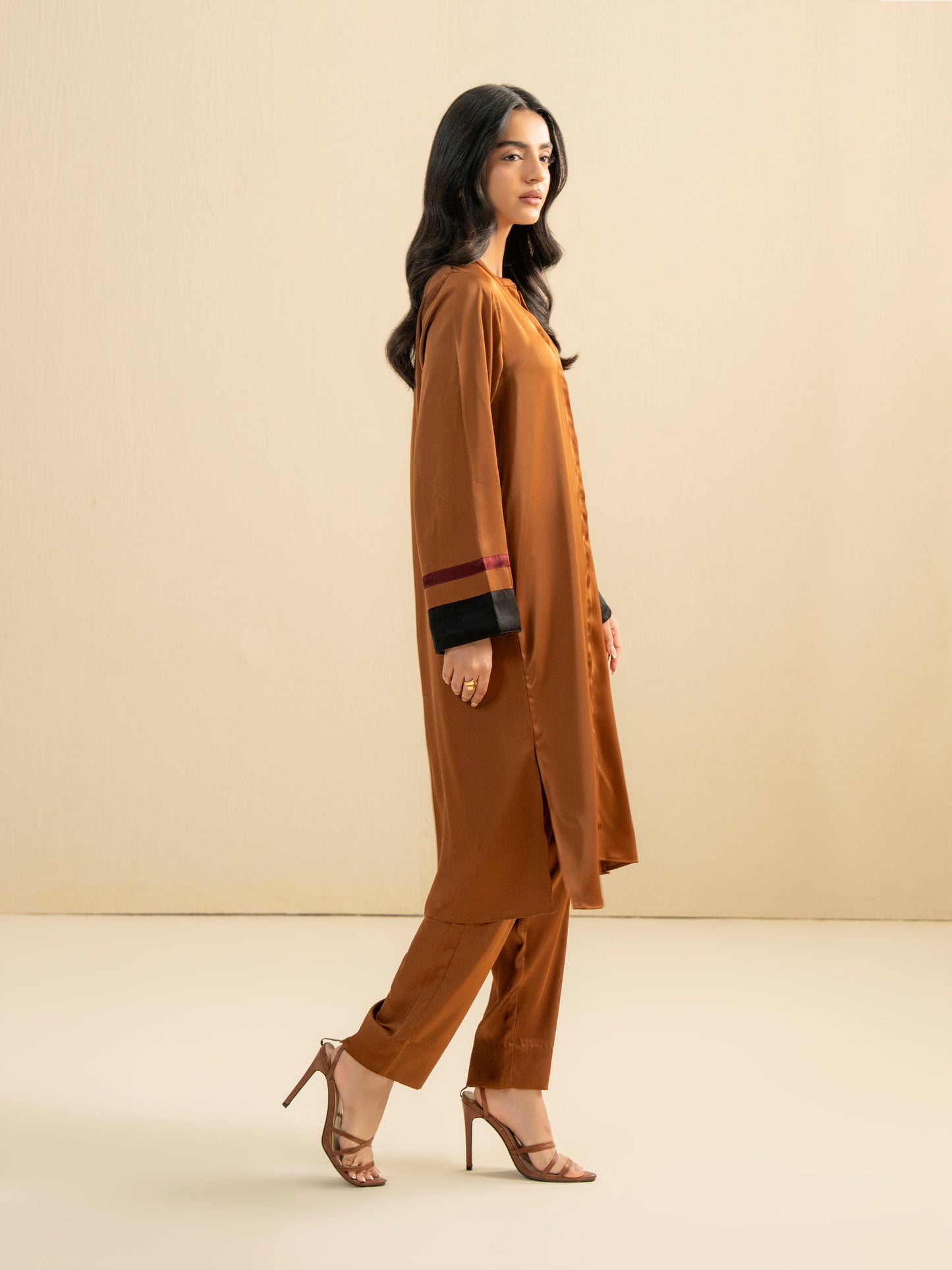 2 Piece Silk Suit-Dyed (Pret)