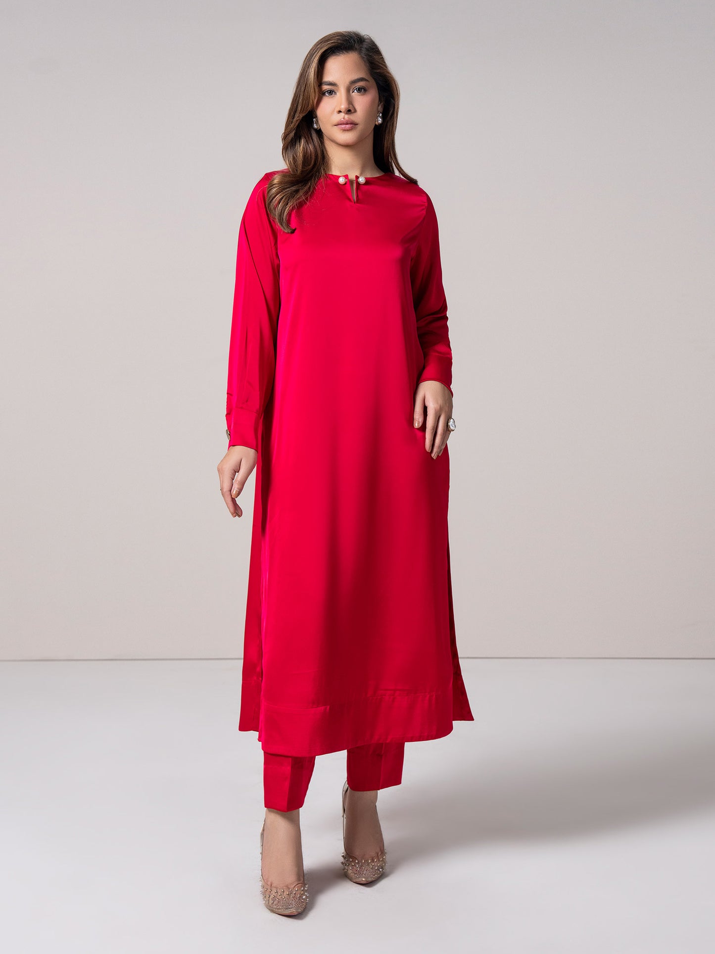 2 Piece Silk Suit (Pret)