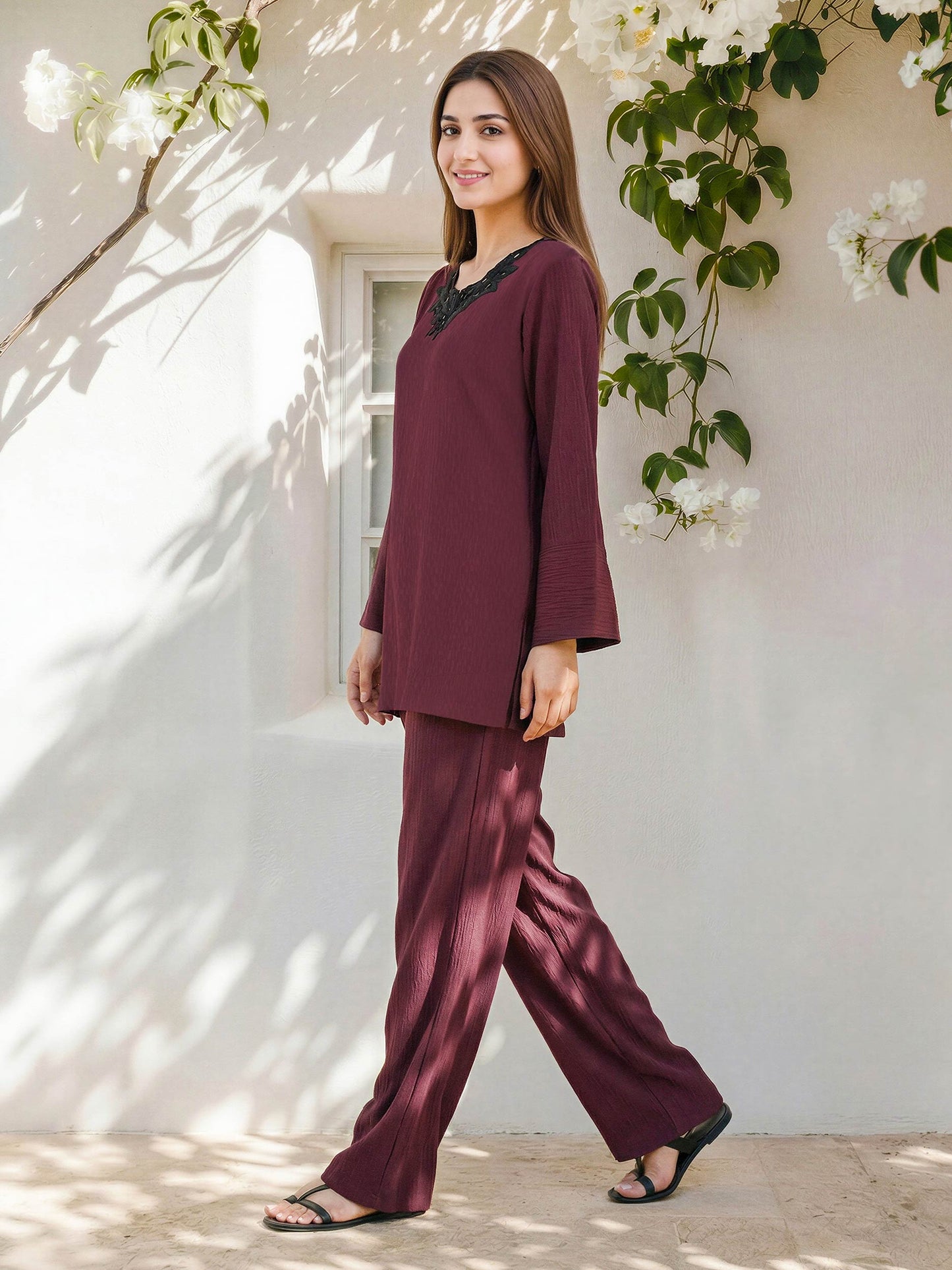 Grip Co-ord Set- Embroidered