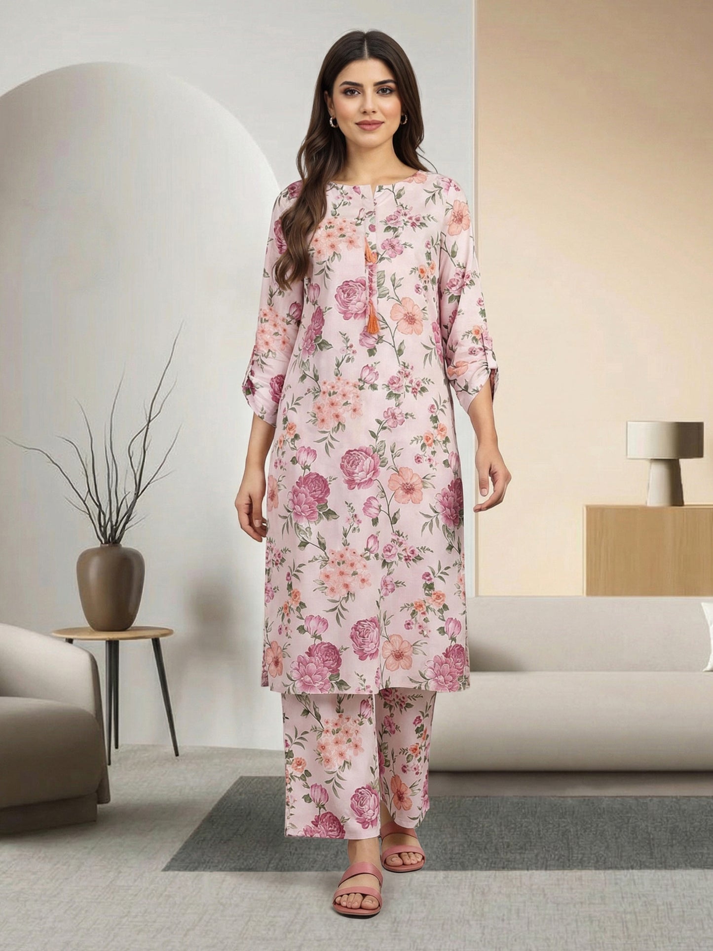 2 Piece Lawn Suit (Pret)