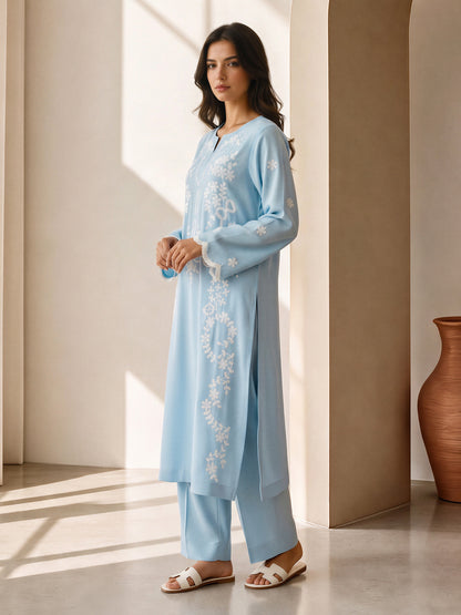 2 Piece Grip Winter Suit- Embroidered (Pret)