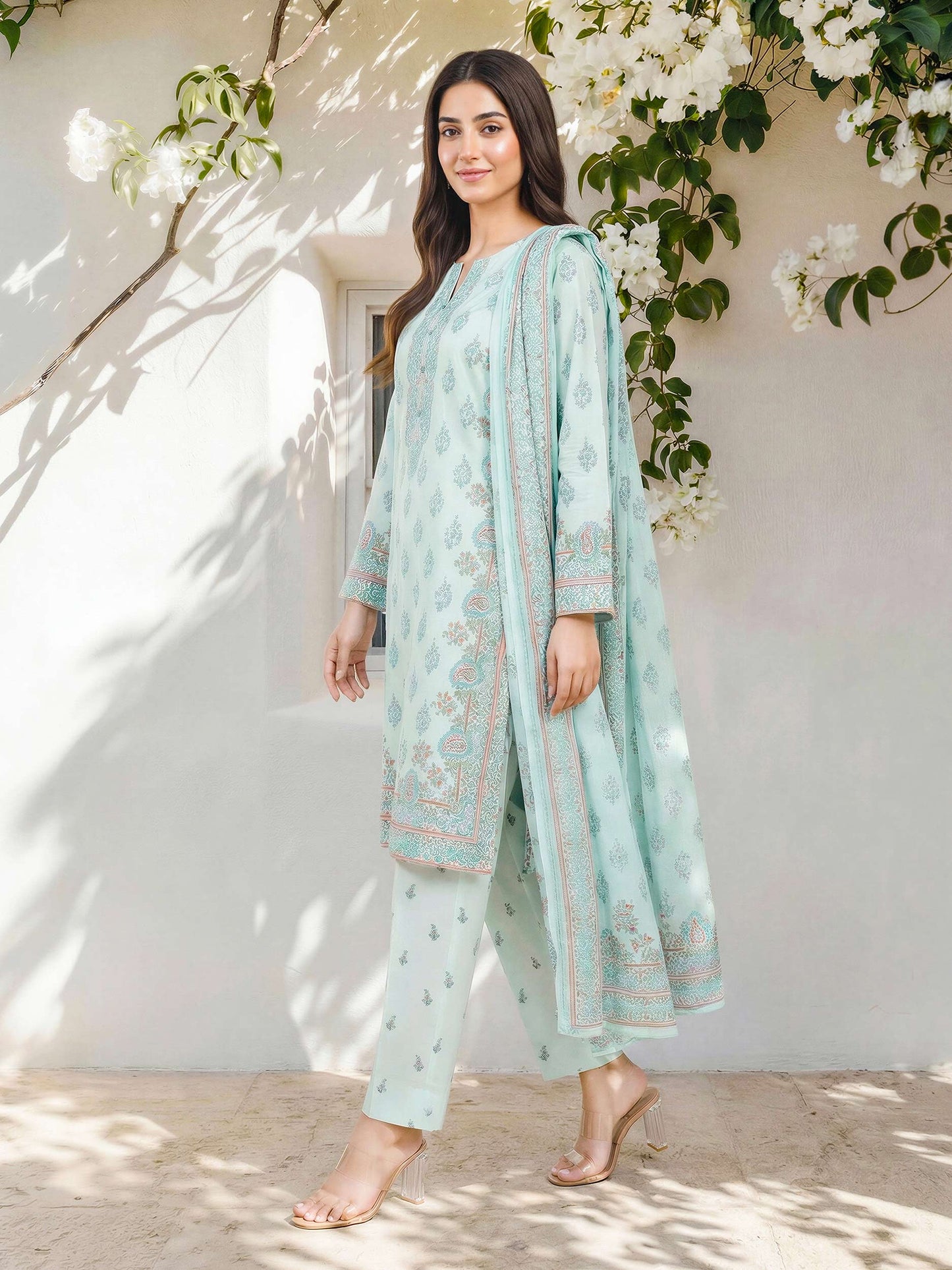 3 Piece Lawn Suit (Pret)