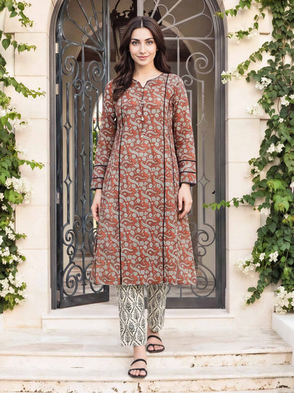 2 Piece Lawn Suit (Pret)