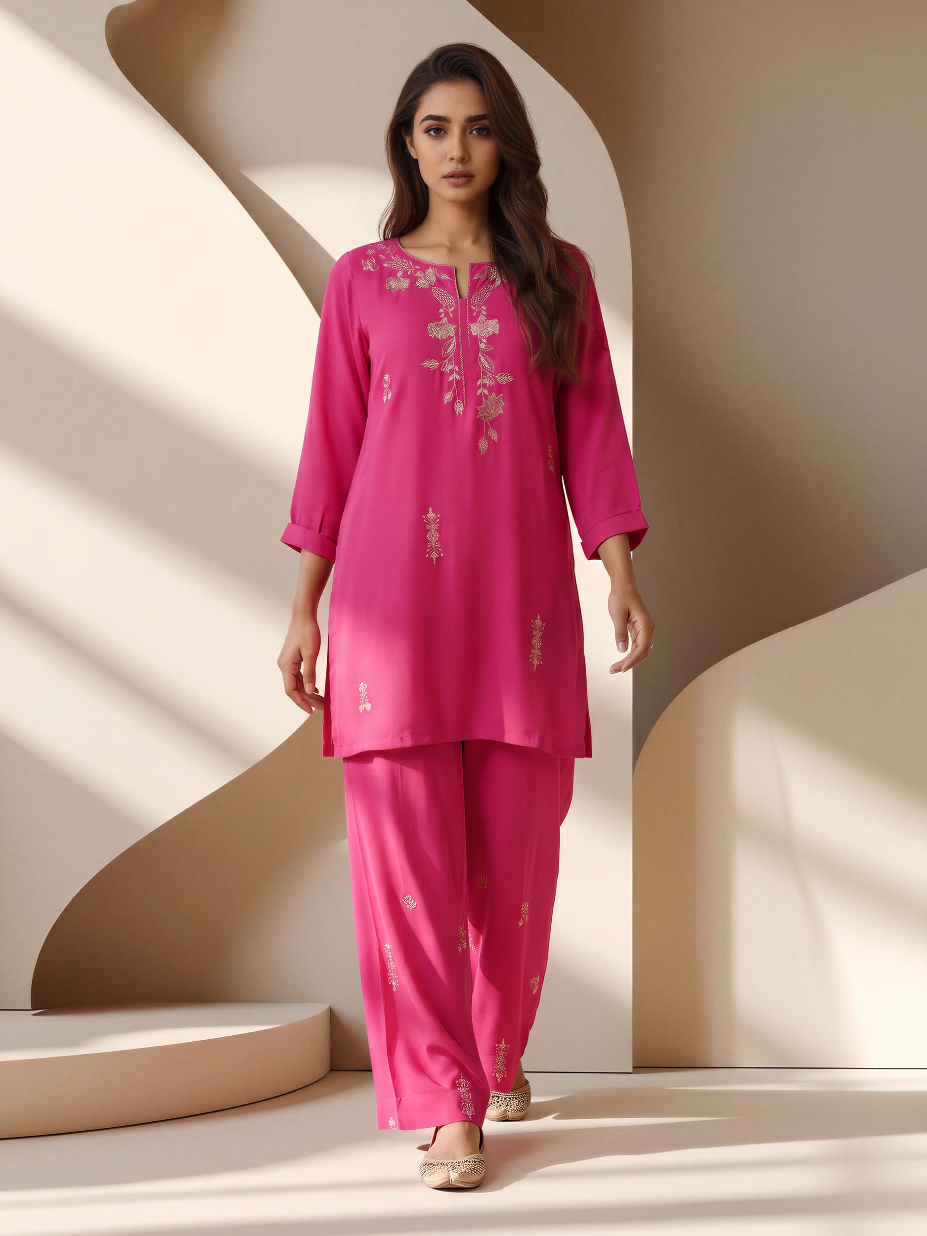 Grip Co-ord Set- Embroidered