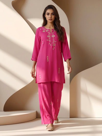 Grip Co-ord Set- Embroidered