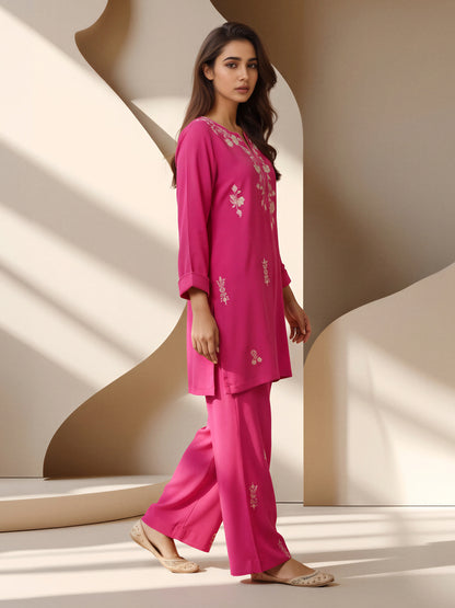 Grip Co-ord Set- Embroidered