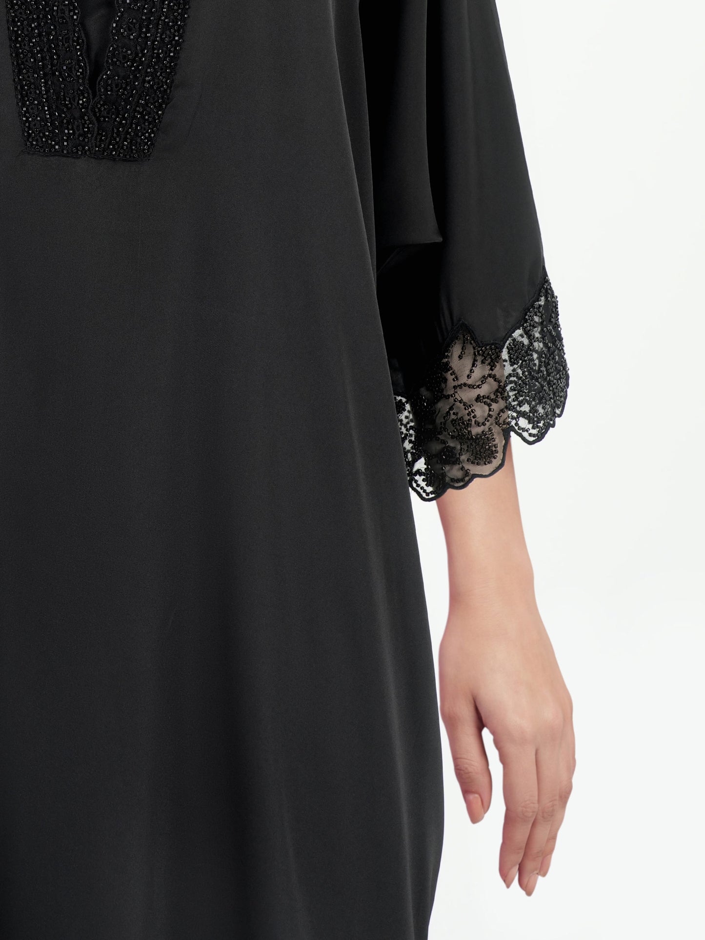 2 Piece Silk Suit- Embellished (Pret)