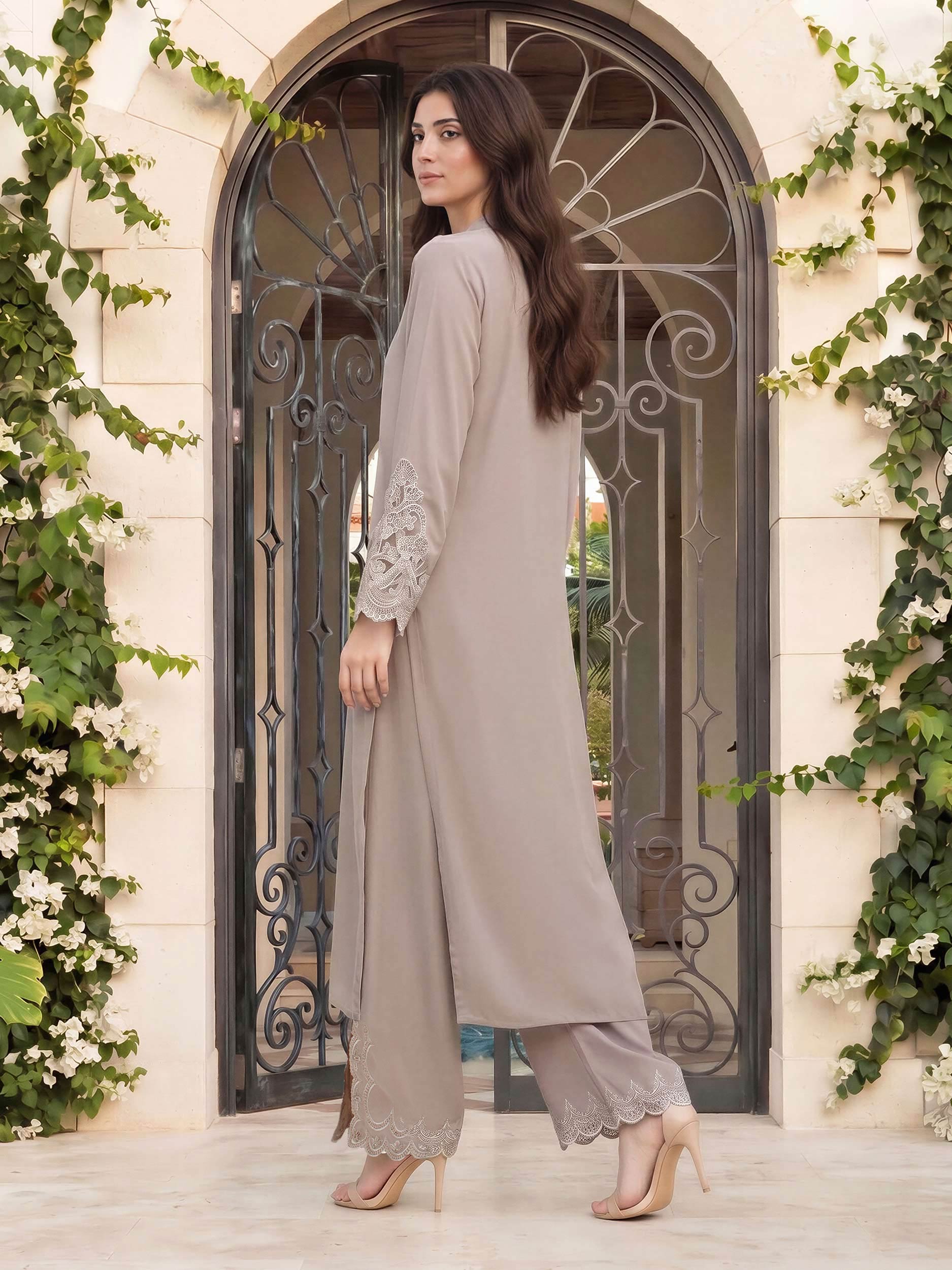 2 Piece Grip Suit- Embroidered (Pret)
