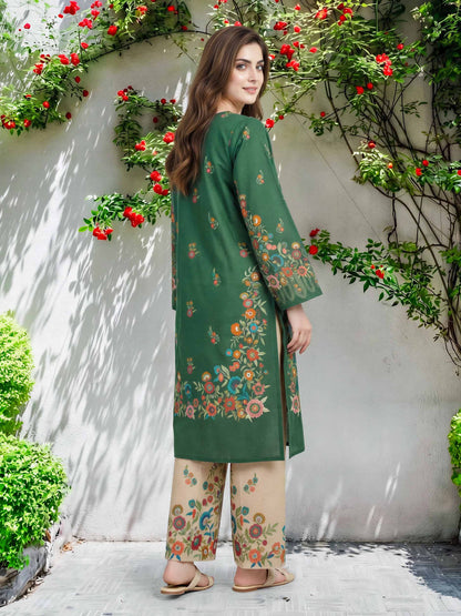 2 Piece Lawn Slub Suit (Pret)