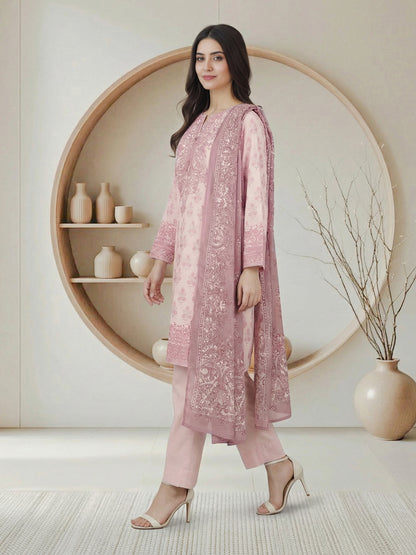 3 Piece Lawn Suit- (Pret)