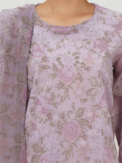 3 Piece Lawn Suit- Printed (Pret)