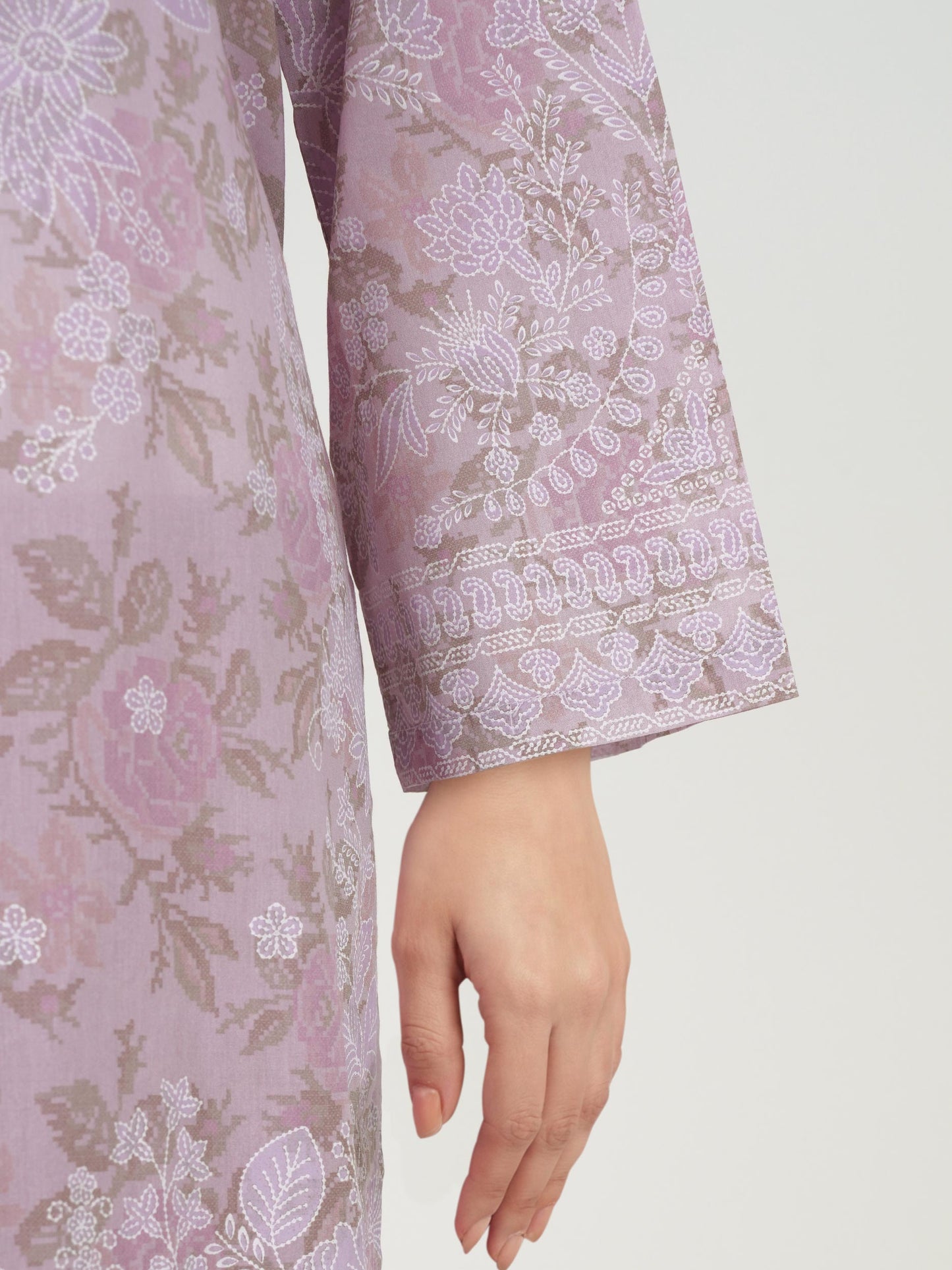 3 Piece Lawn Suit- Printed (Pret)