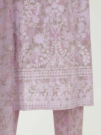 3 Piece Lawn Suit- Printed (Pret)