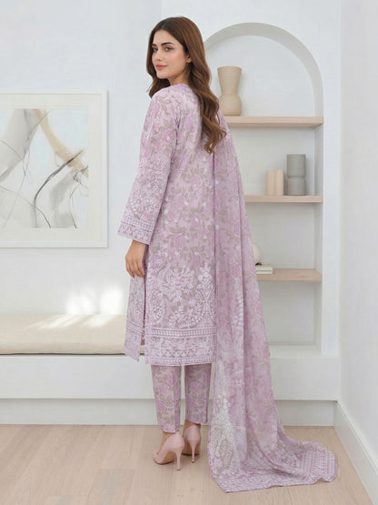 3 Piece Lawn Suit- Printed (Pret)