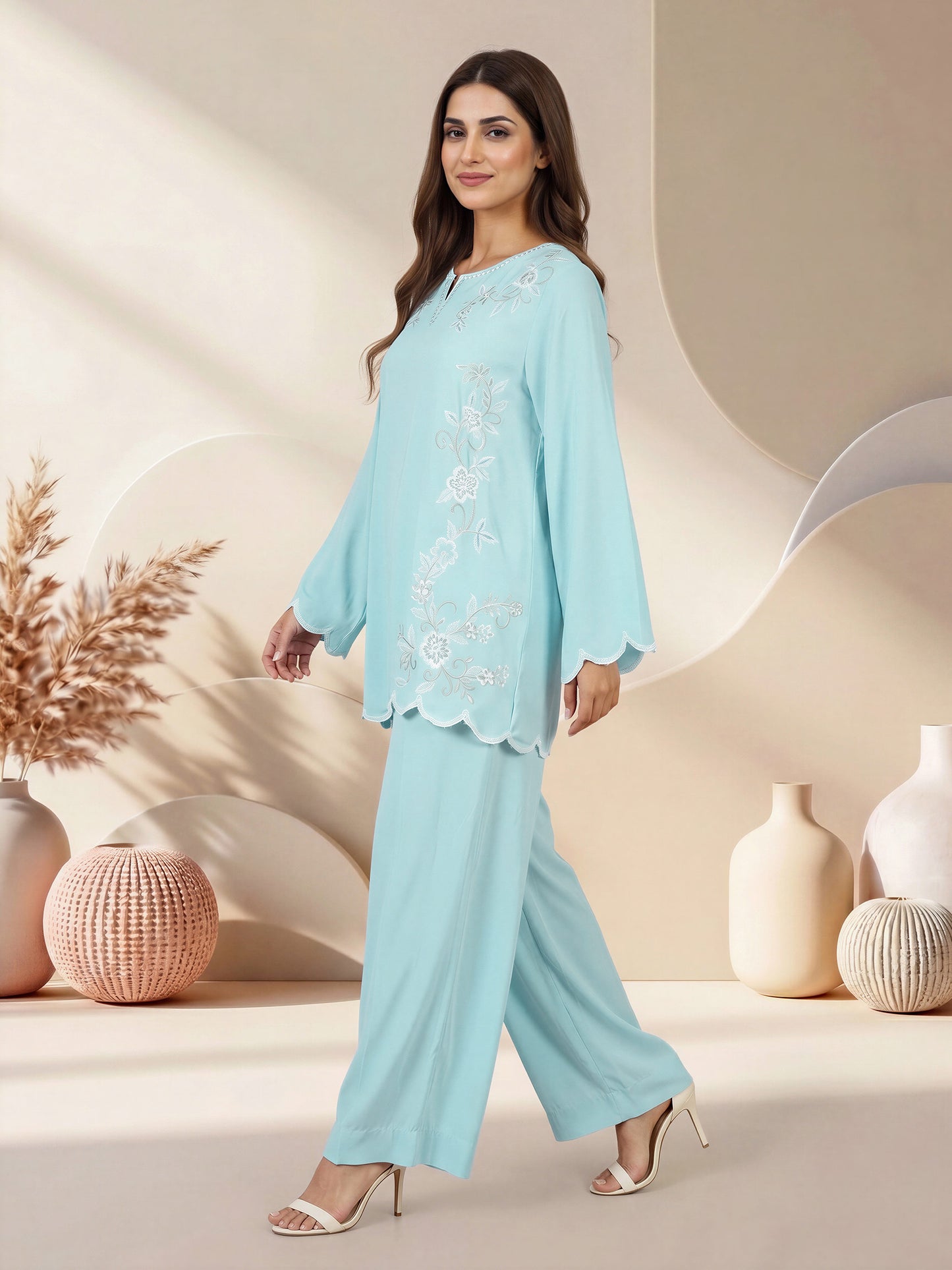 Grip Co-ord Set- Embroidered