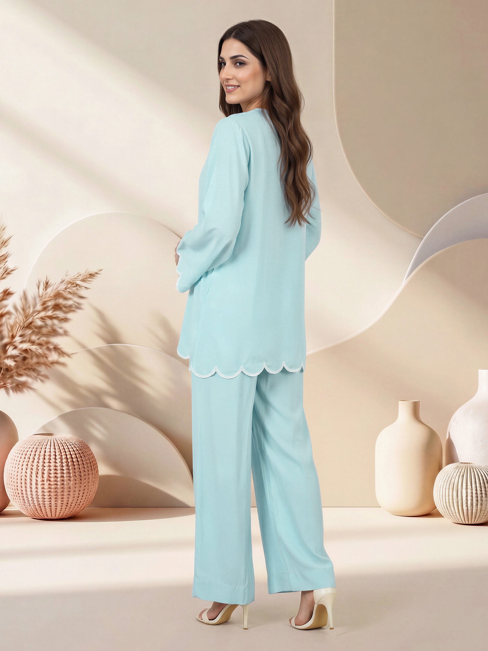 Grip Co-ord Set- Embroidered