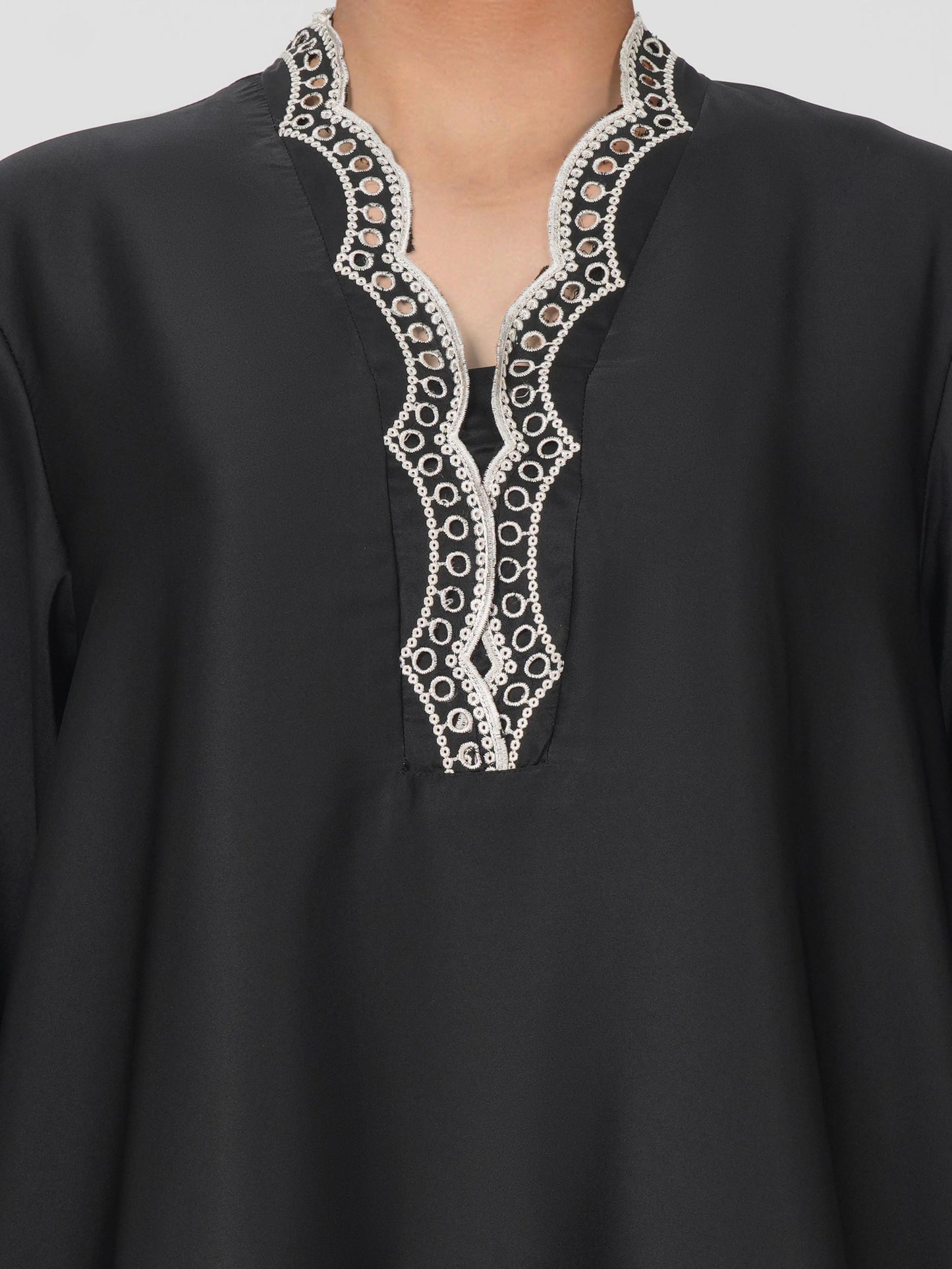 Silk Co-ord Set- Embroidered