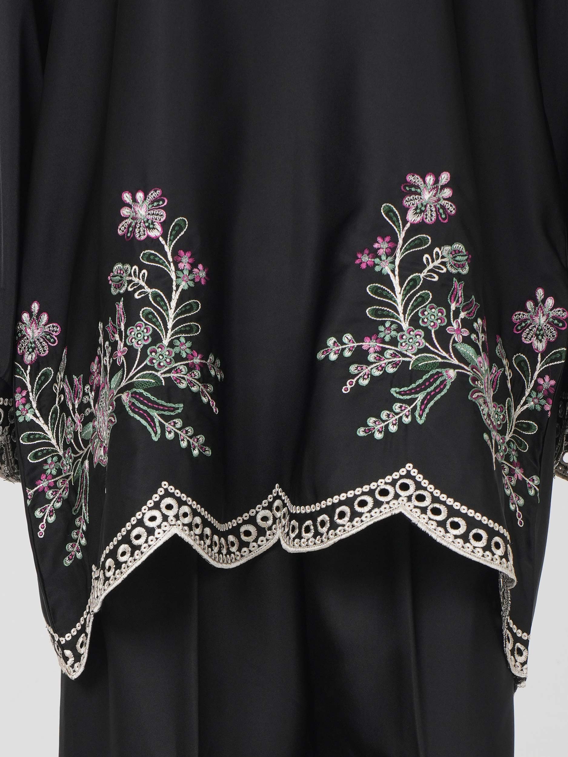 Silk Co-ord Set- Embroidered