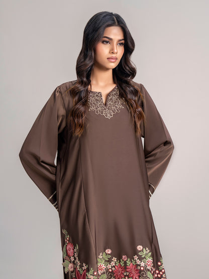 2 Piece Silk Suit- Embroidered