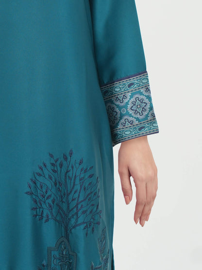 2 Piece Silk Suit- Embroidered (Pret)