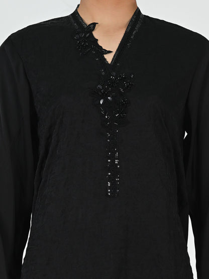 2 Piece Silk Suit- Embroidered (Pret)