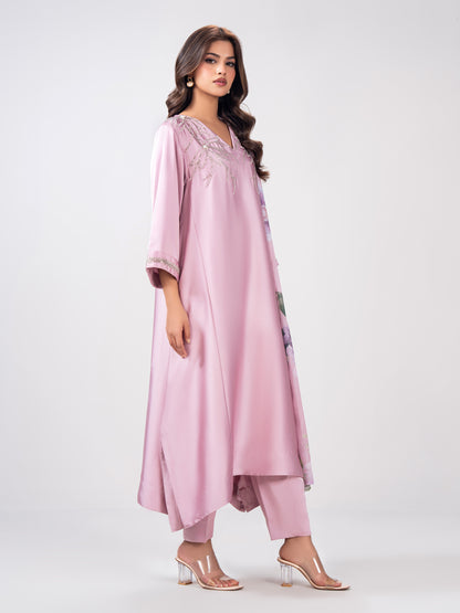 3-Piece Premium Silk Suit-Embroidered (Pret)