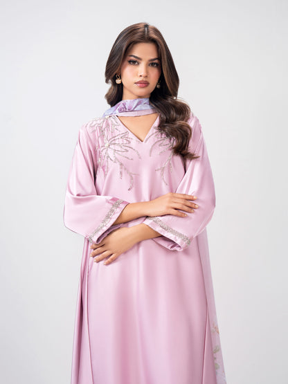 3-Piece Premium Silk Suit-Embroidered (Pret)